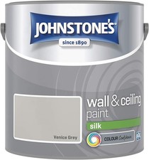 Johnstone's Wall Ceiling Silk Paint Smooth Finish Emulsion Paint 2.5L Free post