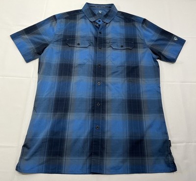 Kuhl Response Shirt Mens Medium Button Down Blue Ridge Lightweight Hiking