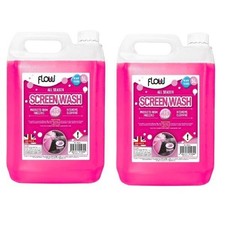 Flow All Season Ready To Use Screen Wash - 2x 5L 1.50 per litre