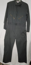 Walls Master Made Coveralls Men  s 42 Reg Gray Workwear Long Sleeve USA