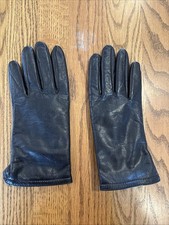 Women  s Black Leather Merona Gloves, Sz. SP/MM, Thinsulate 40 Gram Insulation