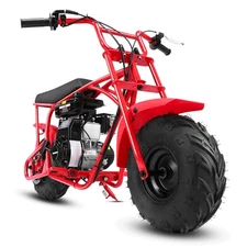 Oryxearth 105CC Mini Dirt Bike, Adult 4-Stroke Gas Powered Off Road Trail, Rad