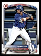 2025 Bowman #BP-2 Zyhir Hope Prospects Card Los Angeles Dodgers