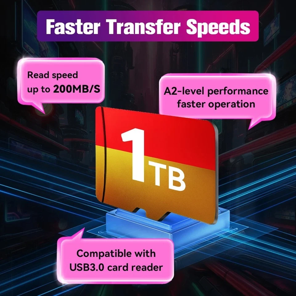 512GB/1TB Memory Card for Steam Deck Win Handheld Game Console PC Batocera OS - Image 4 of 4