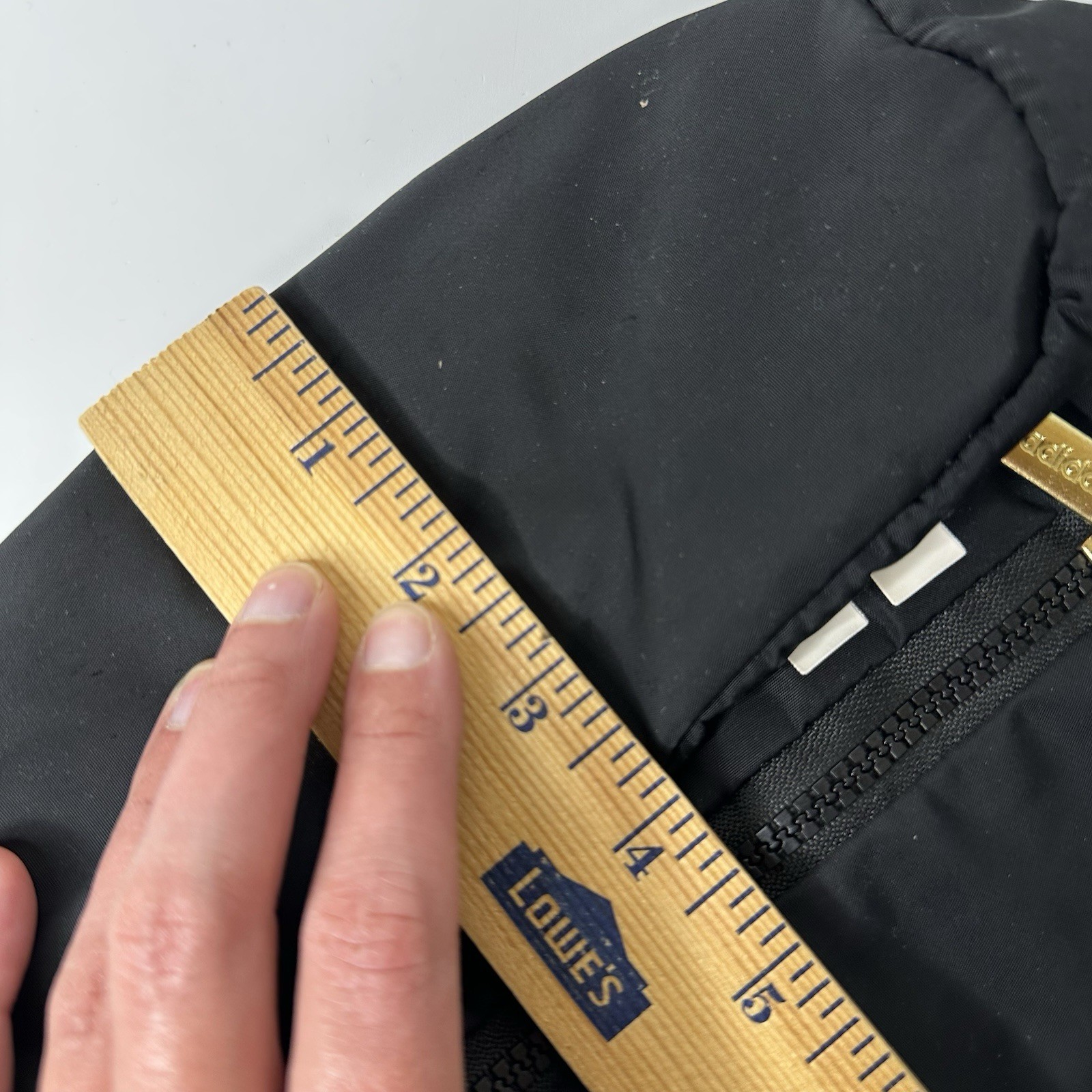 Adidas Linear Mini Backpack Spellout Black White … - image 12