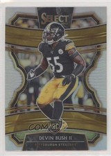 2019 Panini Select Concourse Silver Prizm Devin Bush II #41 fm0