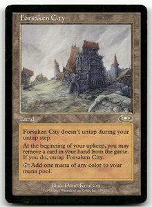 Forsaken City Planeshift 139/143 Rare Land MTG