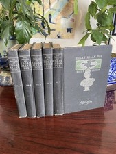  1903 Edgar Allan Poe Raven Edition 5 Vol Ant...