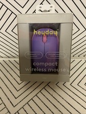   Heyday Compact Wireless Mouse Bluetooth enabled - Purple  