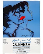 Andy Warhol Querelle Movie Poster Brad Davis Jeanne Moreau Franco Nero Original