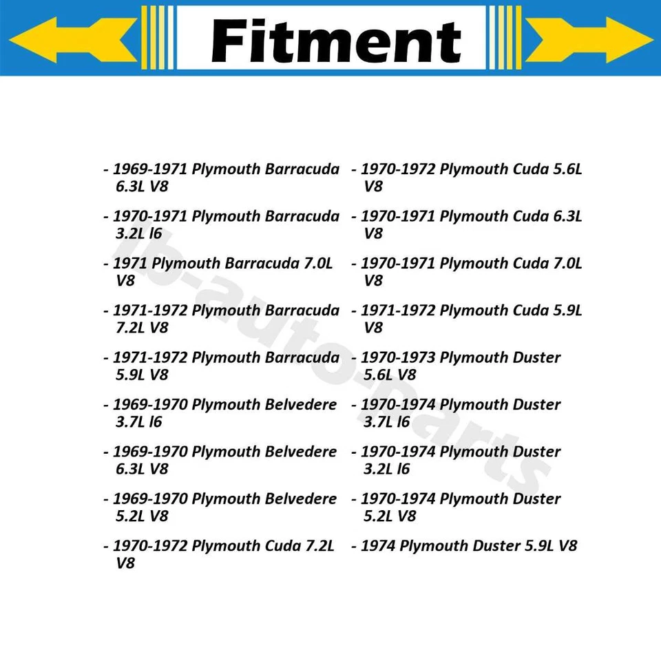 2x Herrajes de freno de tambor delanteros traseros para Dodge Coronet 1969 1970 1971 1972 5,2 L Foto 4 de 4
