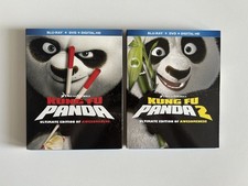 Kung Fu Panda 1 and 2 Blu-Ray Ultimate Edition of Awesomeness w/ Slipcovers