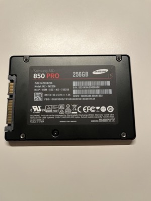 256gb SSD SATA Hard Drive Samsung 850 Pro MZ7KE256