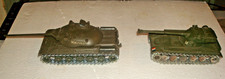 SOLIDO.  LOT OF 2.  NO. 209, 230.  AMX- 13T, AMX-30T.  1/1965, 1971.  1/50 Size