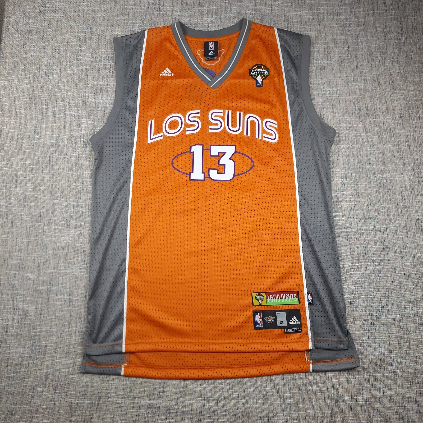 Maillot NBA Phoenix Suns idée cadeau vintage homme Adidas Steve Nash neuf taille L