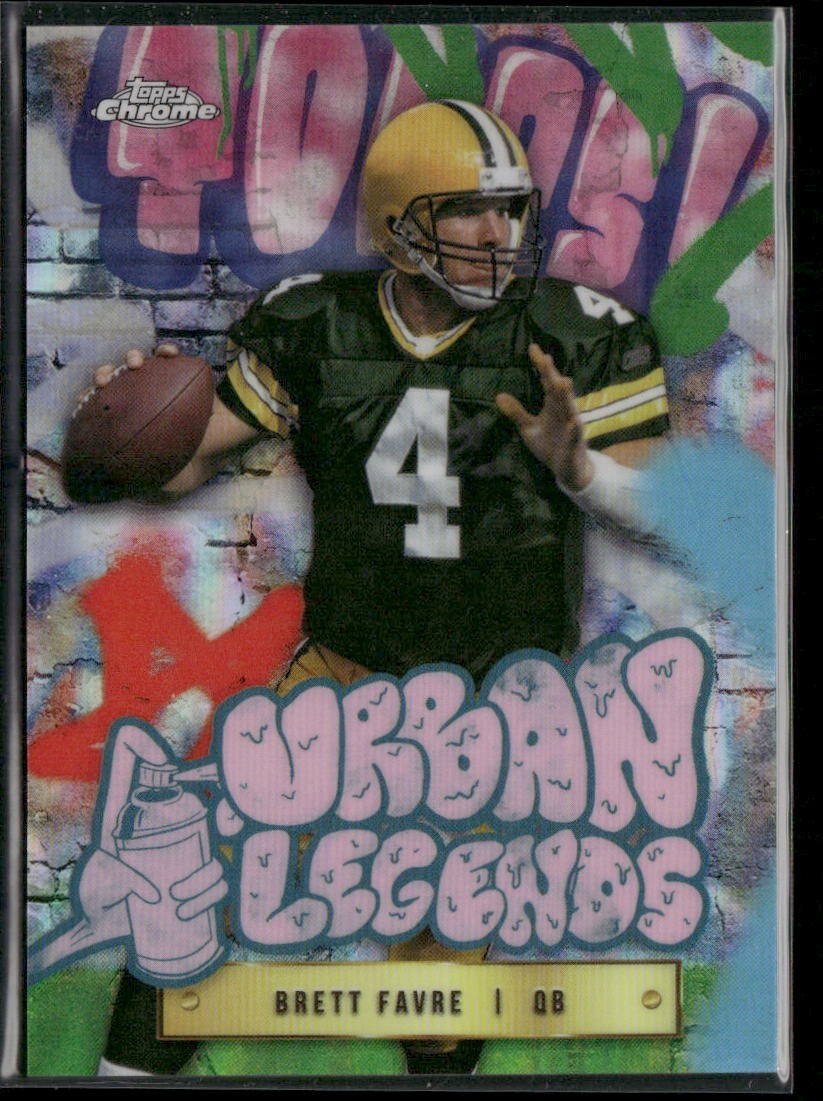 2024 Topps Chrome Brett Favre Urban Legends Packers Insert #UL-20