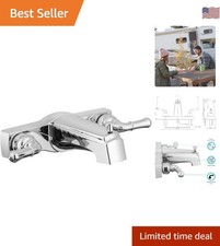 Lightweight Two Handle Wall-Mount Tub and Shower Faucet with Handheld Design