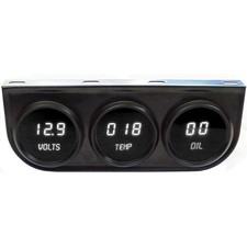 Intellitronix Digital LED 3 Gauge Panel; Oil/...