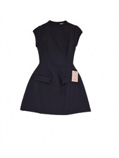 Odd Muse Cap Sleeve Mini Dress Black - XS