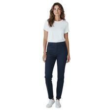 Vince Women Blue Slim Straight Leg Tencel Blend Pants Size 26 Made in USA