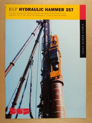 BSP 357 Hydraulic Hammer Brochure