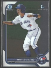 2022 Bowman #BCP-97 Martin Gimenez Chrome Prospects