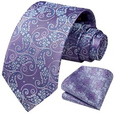 Ties Men Paisley Pocket Square Woven Classic Floral Handkerchief Set Wedding