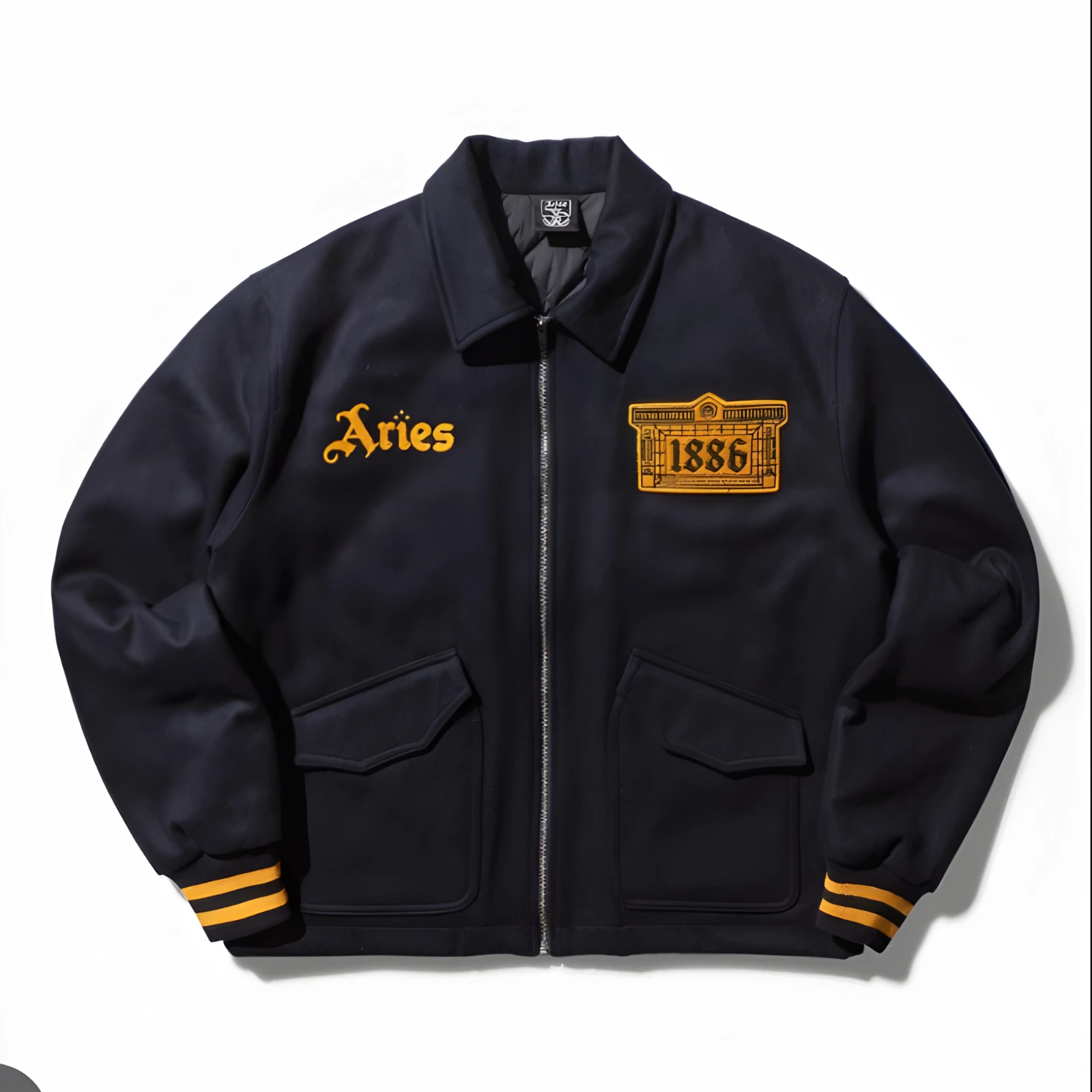 Areis x Arsenal Jacket for Men embroidered logo Letterman Style Zipper Jacket
Opens in a new window