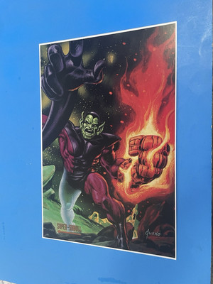 MARVEL COMICS FANTASTIC FOUR SUPER SKRULL POSTER PIN UP JOE JUSKO NEW.