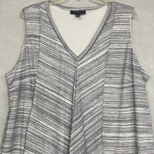 Lane Bryant Dress Women’s 18/20 Sleeveless High Low Flowy Lightweight Lined - Picture 3 of 15