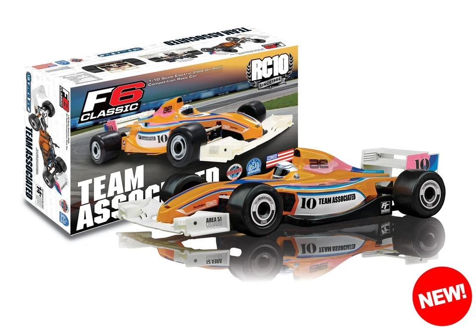 Team Associated RC10F6 1/10 Competition F1 Chassis Kit (Legacy Edition) ASC8024 - Image 2 of 4