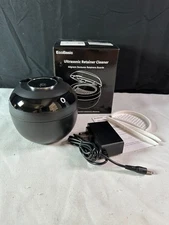 EcoBasic GH-UC122 Black Aligners Dentures Retainer Guards Ultrasonic Cleaner