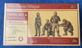 2009 HASEGAWA Mercenary Troops MK02 1/20 scale Figure Set A Boxed model kit MIB