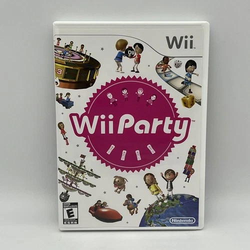 Wii Party (Nintendo Wii, 2010) Complete w/ Manual