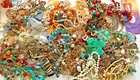 15 Lbs+ HUGE Vtg Costume to Fashion Jewelry lot Necklace Bead Chain UNSORTED