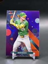 2025 Topps Finest - Common Brent Rooker #46 Purple Refractor /250