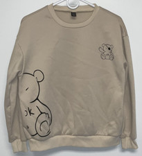Shein Sweatshirt Women's Small Beige