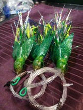 3 Pack Dolphin Color  Mylar Custom Flying Fish trolling lure