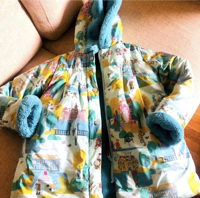 Oilily Hooded puffer Coat Size 128-6yrs