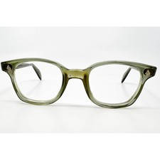 American Optical Eyeglass Frames Mens Green Vintage 5 3/4 AO 46-22