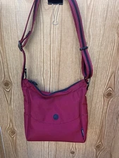 Pacsafe Citysafe 100 Red Exomesh Anti-Theft Travel Crossbody Bag Purse PB140