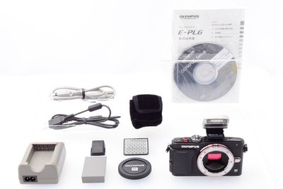 OLYMPUS PEN Lite E-PL6 Mirrorless Camera Body Black From Japan Fedex Excellent++