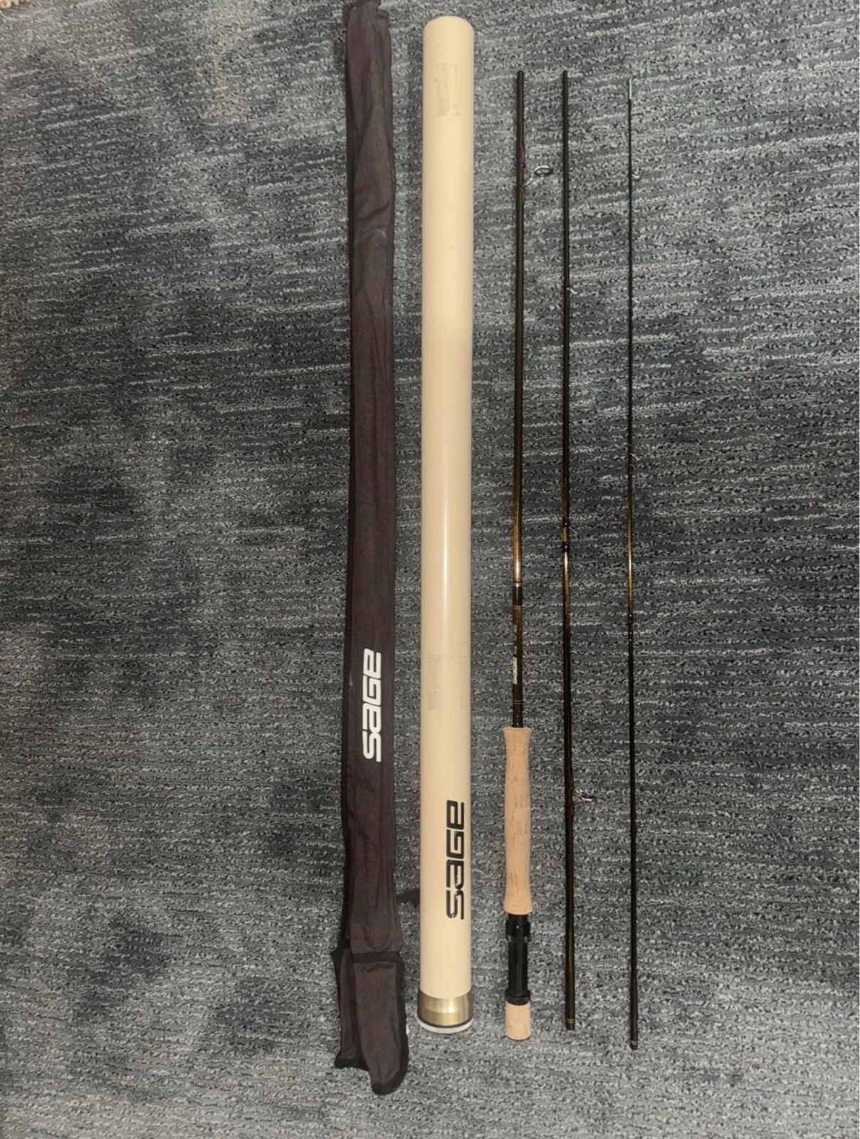 Vintage Sage Graphite III 990-3 RPLX Fly Rod 9’ 9wt 3pc w/ Tube & Sock ...
