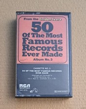 "50 Of The Most Famous Records Ever Made" No.3 1985 Audio Cassette Tape 