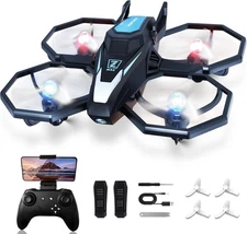 Drones for Kids with Camera, Remote Control Mini Drones for Adults with Altit...
