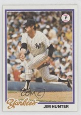 1978 Topps Catfish Hunter Jim Hunter #460 HOF 0x4h