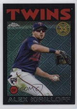 2021 Update Silver Pack 1986 Topps Chrome Baseball Black /199 Alex Kirilloff m4h