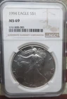 1994 American Silver Eagle — photo from another recent sale