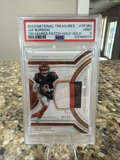 🔥 POP 1 🔥  2023 National Treasures Joe Burrow Holo- Gold /10