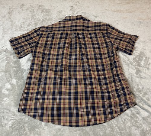 Camisa St John's Bay Para Hombres XL Madrás Informal Abotonada A Cuadros Manga Corta ¡NUEVA CON ETIQUETAS!! - Imagen 6 de 12